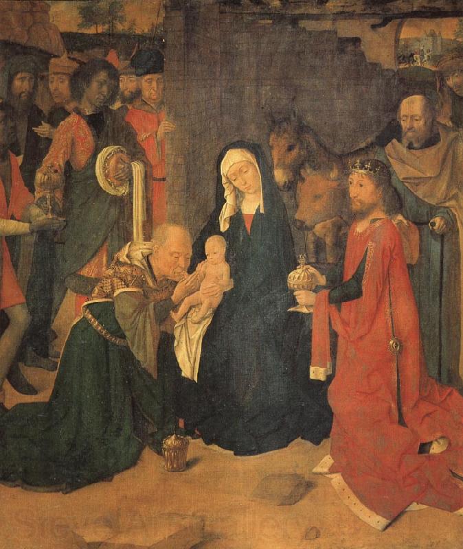 Gerard David The Adoration of the Magi Norge oil painting art